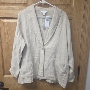 Brand new Coldwater Creek lightweight blazer, 1XL